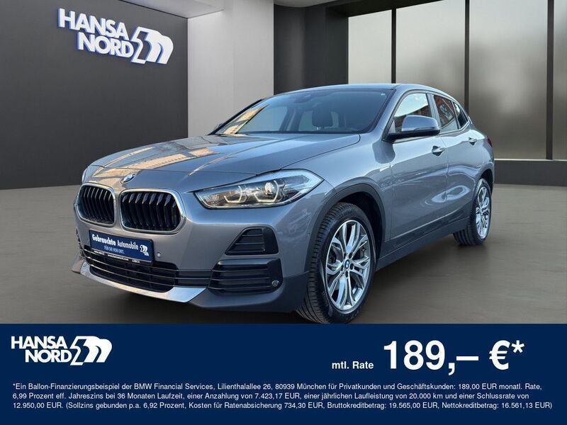 Grau / skyscraper grau (metallic) Gebraucht 2022 BMW X2 Advantage SUV | 23.250 € (Guter Preis) - Bild 1/4