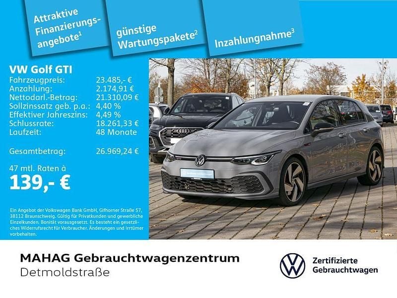 Mondsteingrau Gebraucht 2022 VW Golf GTI Limousine | 23.485 € (Guter Preis) - Bild 1/2