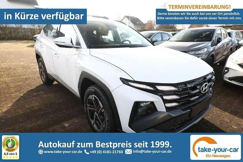Atlas white Neu 2025 Hyundai Tucson Select SUV | 29.138 € (Superpreis) - Bild 1/4