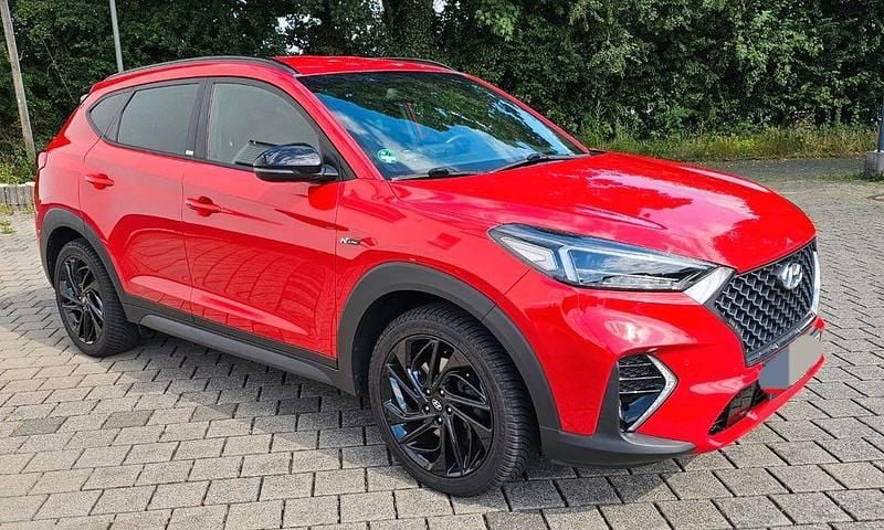 Rot Gebraucht 2020 Hyundai Tucson N Line SUV | 20.000 € (Superpreis) - Bild 1/4