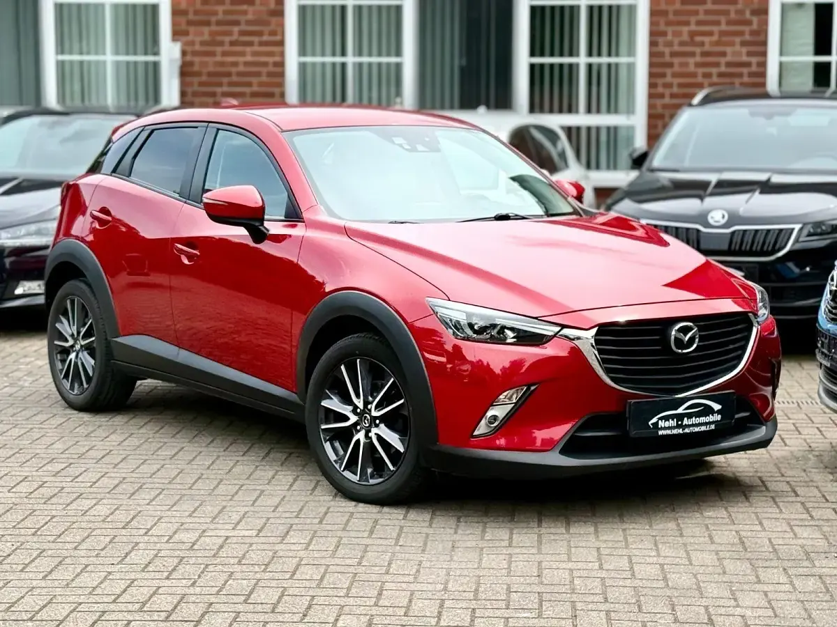 Gebraucht Mazda CX-3 Exclusive-Line 105 PS (77 kW) 2016 Rot SUV