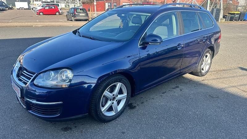 Blau Gebraucht 2008 VW Golf V Sportline Kombi | 2.999 € (Superpreis) - Bild 1/4