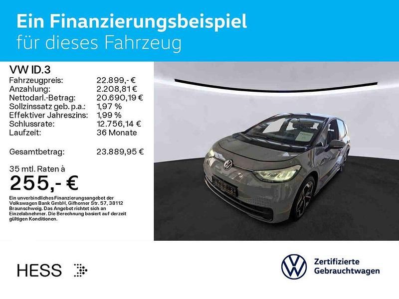 Gebraucht VW ID.3 Pro Performance 150 kW (204 PS) 2022 Grau Kleinwagen