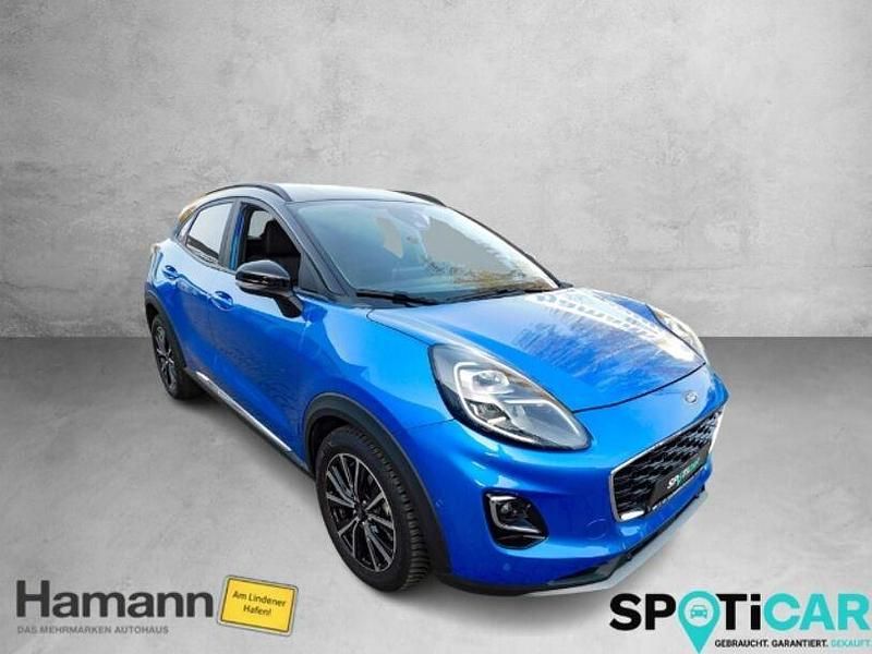 Gebraucht Ford Puma Titanium 125 PS (91 kW) 2021 Dynamicblau metallic (metallic) Limousine