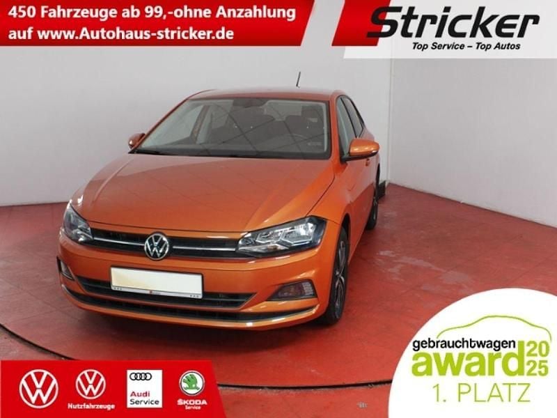 Energetic orange metallic (metallic) Gebraucht 2021 VW Polo Kleinwagen | 10.950 € (Guter Preis) - Bild 1/4