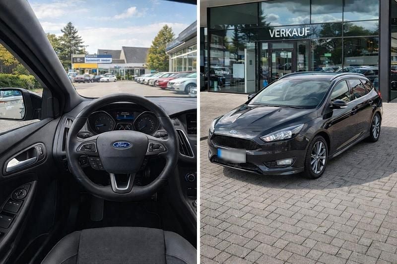 Second-hand Ford Focus ST-Line 150 CP (110 kW) 2018 Gri Break