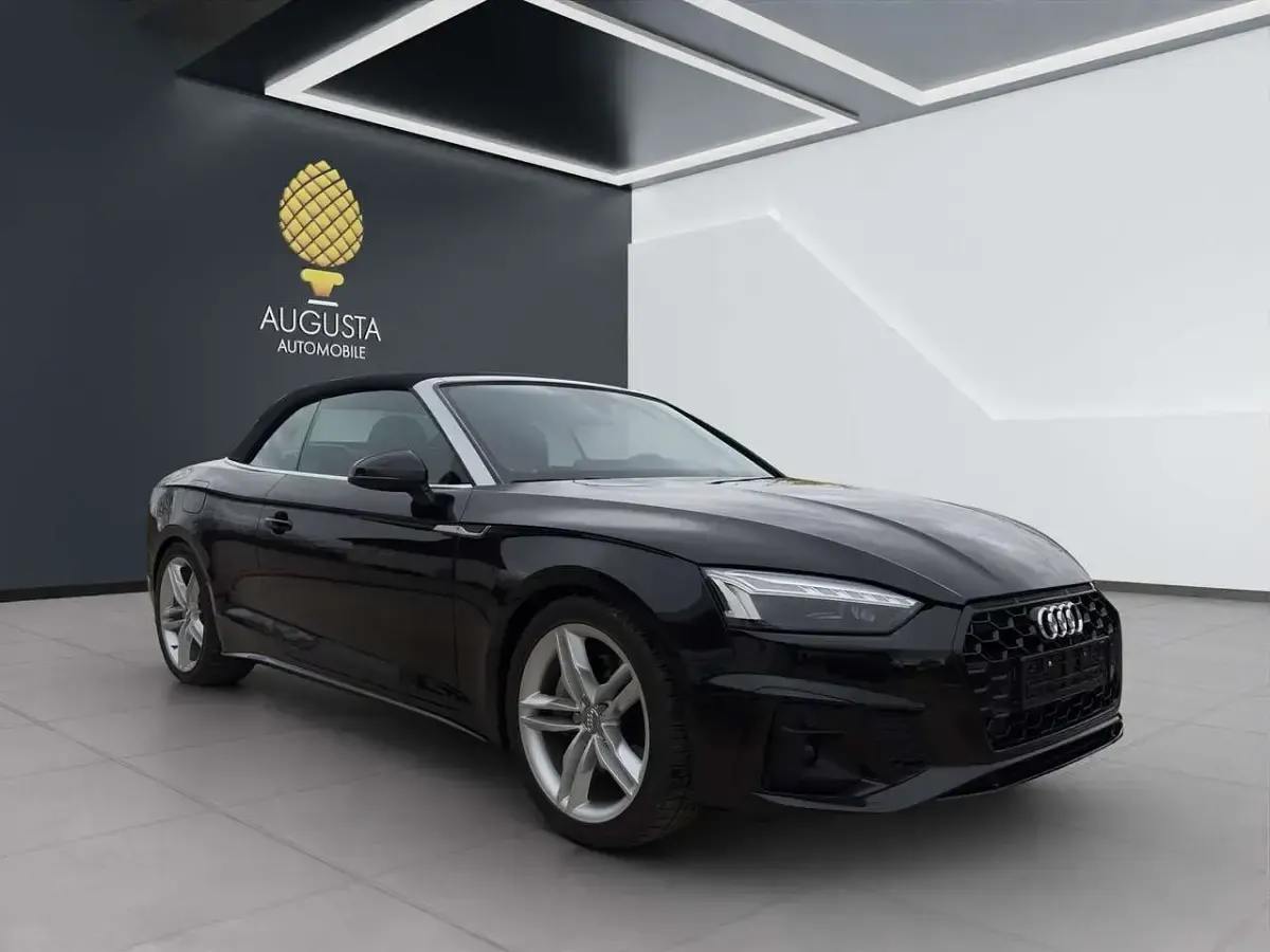 Gebraucht Audi A5 Cabriolet Advanced 265 PS (194 kW) 2023 Mythosschwarz metallic Cabrio