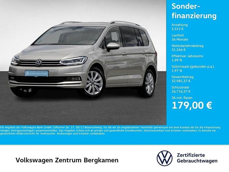 Ivory silver metallic Gebraucht 2024 VW Touran Highline Van / Kleinbus | 34.578 € (Fairer Preis) - Bild 1/4