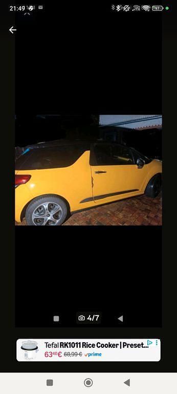 Gebraucht Citroën DS3 Sport Chic 156 PS (114 kW) 2011 Gelb Kleinwagen