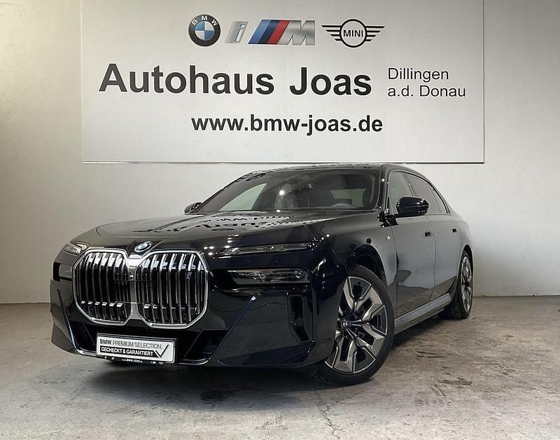 M carbonschwarz Gebraucht 2024 BMW i7 M Sport Limousine | 114.800 € - Bild 1/4