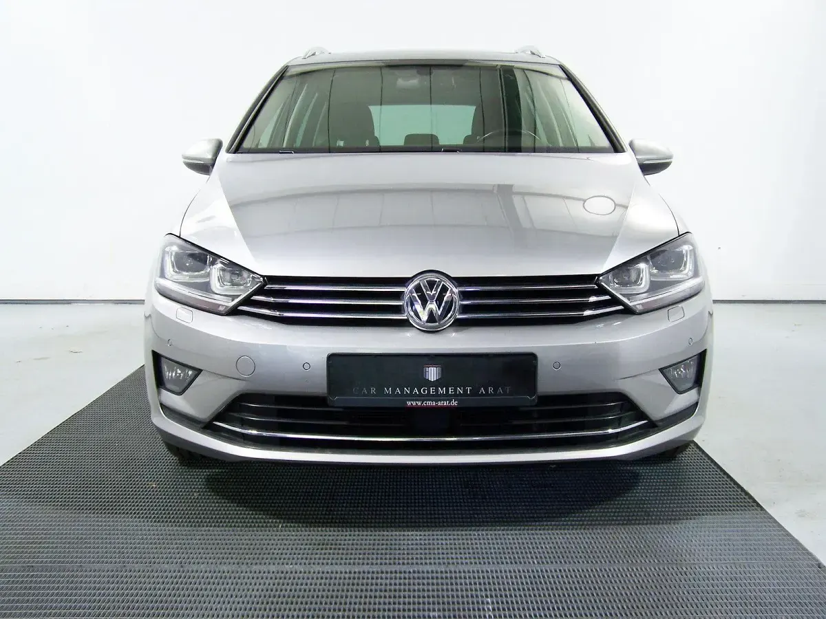 Gebraucht VW Golf Sportsvan LOUNGE 150 PS (110 kW) 2016 Silber Van / Kleinbus