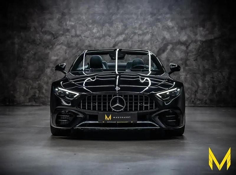 Gebraucht Mercedes SL43 AMG Premium Plus 381 PS (280 kW) 2024 Schwarz (obsidianschwarz metallic) Cabrio