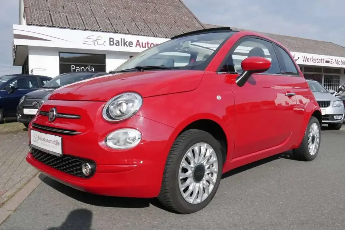 Gebraucht Fiat 500C Lounge 69 PS (50 kW) 2018 Passione rot Cabrio