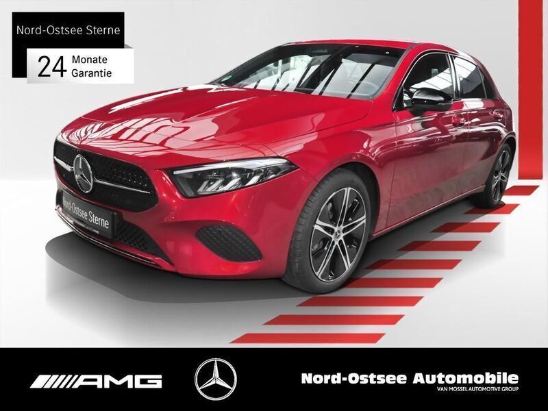 Rot Gebraucht 2023 Mercedes A200 Progressive Limousine | 27.290 € (Guter Preis) - Bild 1/4