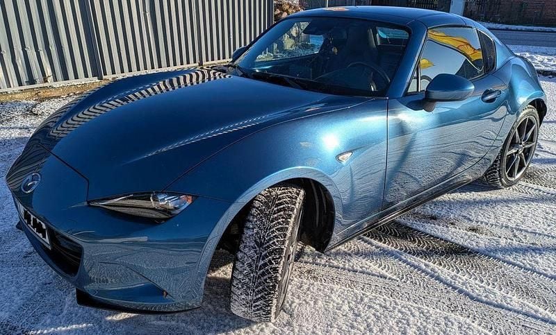 Blau Gebraucht 2019 Mazda MX5 Sports-Line Cabrio | 22.999 € (Guter Preis) - Bild 1/4