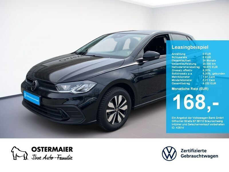 Schwarz Gebraucht 2024 VW Polo Move Kleinwagen | 18.870 € (Guter Preis) - Bild 1/4