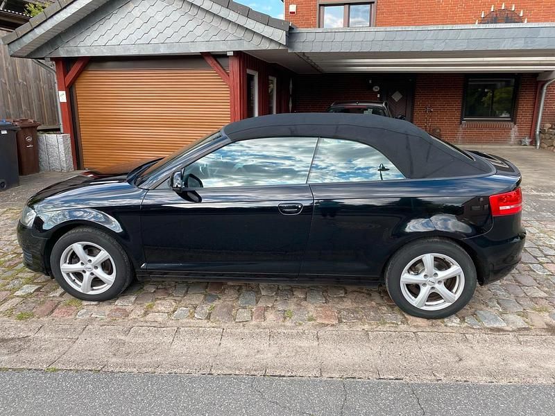 Schwarz Gebraucht 2009 Audi A3 Cabriolet Cabrio | 7.800 € (Fairer Preis) - Bild 1/4