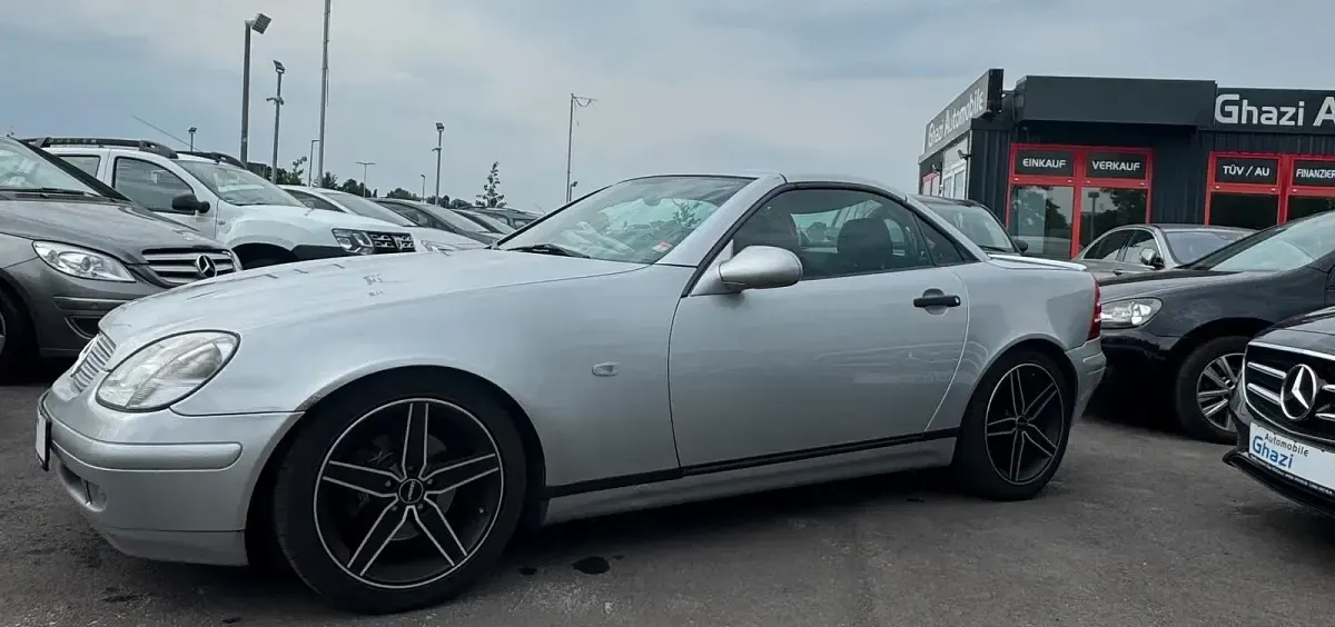 Gebraucht Mercedes SLK230 193 PS (141 kW) 1999 Grau Cabrio