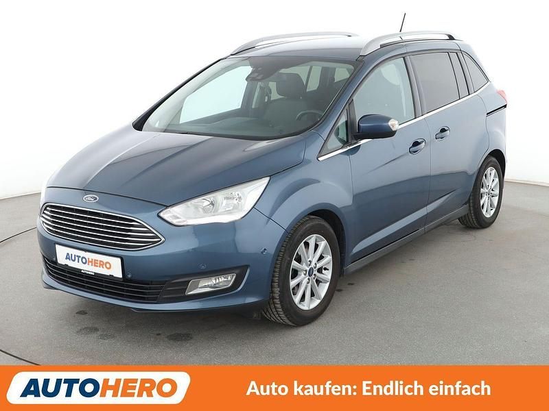 Gebraucht Ford Grand C-Max Titanium 125 PS (91 kW) 2019 Blau Van / Kleinbus