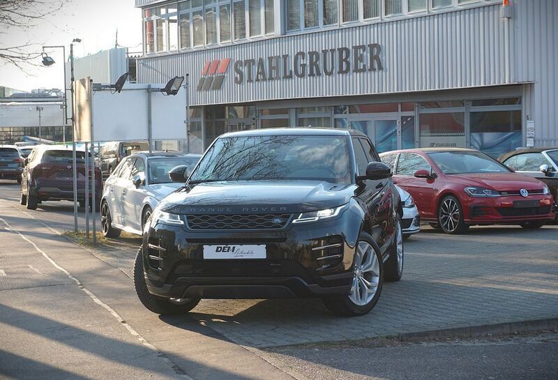Santorini black Gebraucht 2023 Land Rover Range Rover evoque SE Dynamic SUV | 37.990 € - Bild 1/4
