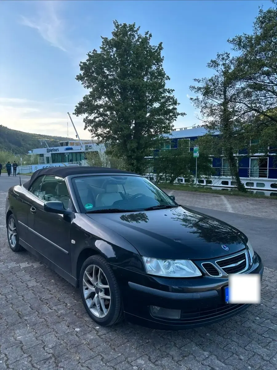 Usata Saab 9-3 150 CV (110 kW) 2007 Nero Cabrio