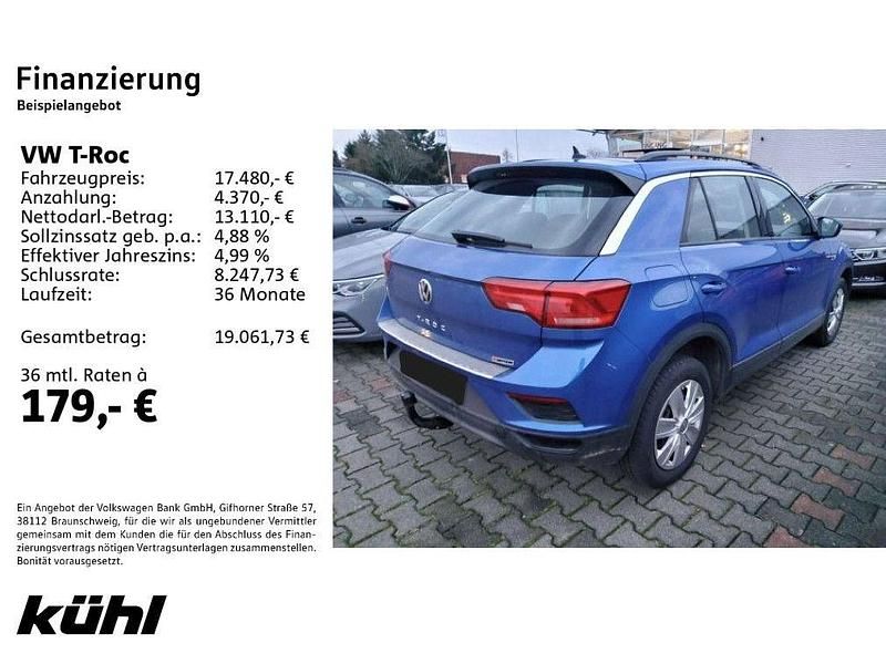 Gebraucht VW T-Roc 150 PS (110 kW) 2019 Ravennablau metallic SUV