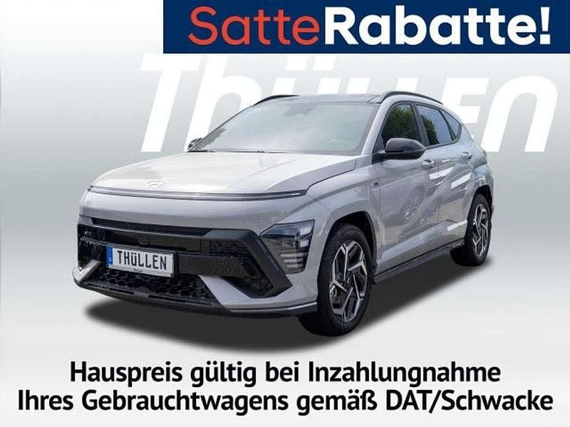 Grau Neu 2024 Hyundai Kona N Line SUV | 31.480 € (Fairer Preis) - Bild 1/4