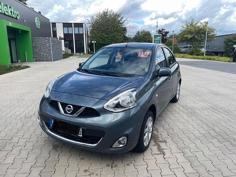 Grau Gebraucht 2014 Nissan Micra Acenta Kleinwagen | 6.500 € (Fairer Preis) - Bild 1/4