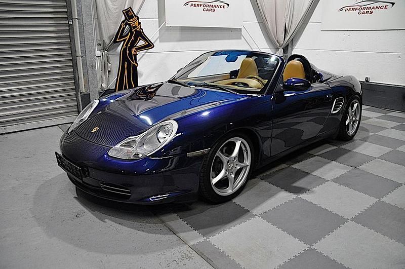 Blau Gebraucht 2005 Porsche Boxster Cabrio | 19.999 € - Bild 1/4