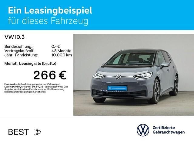 Gebraucht VW ID.3 Pro Performance 150 kW (204 PS) 2022 Mondsteingrau/schwarz Kleinwagen
