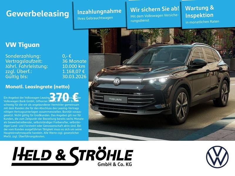 Grenadillschwarz metallic Neu 2025 VW Tiguan IQ Drive SUV | 55.555 € - Bild 1/4