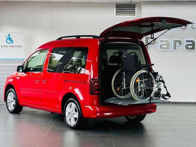 Gebraucht VW Caddy Comfortline 125 PS (91 kW) 2016 Rot Van / Kleinbus