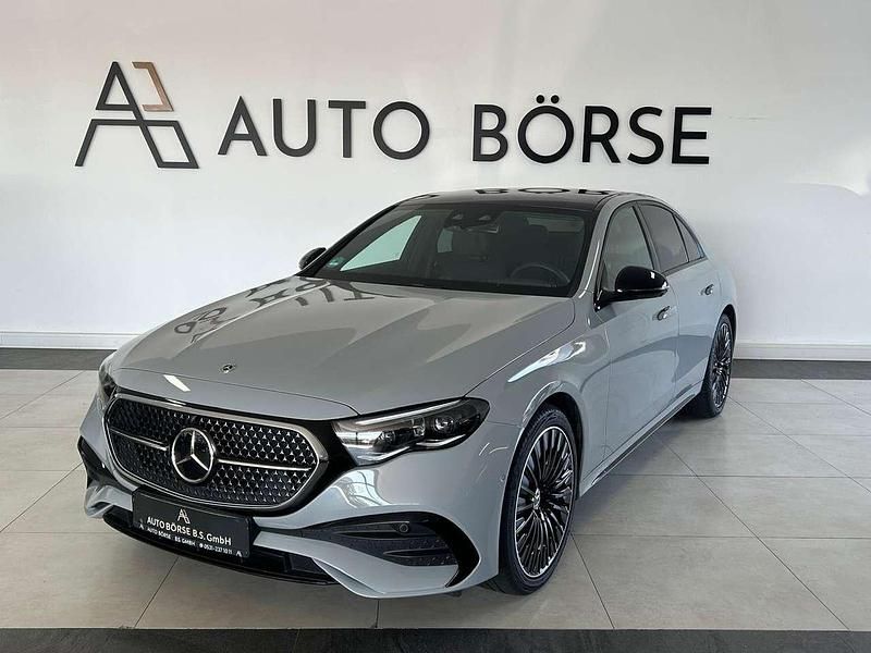 Grau Gebraucht 2024 Mercedes E450 AMG line Limousine | 90.890 € (Teuer) - Bild 1/3