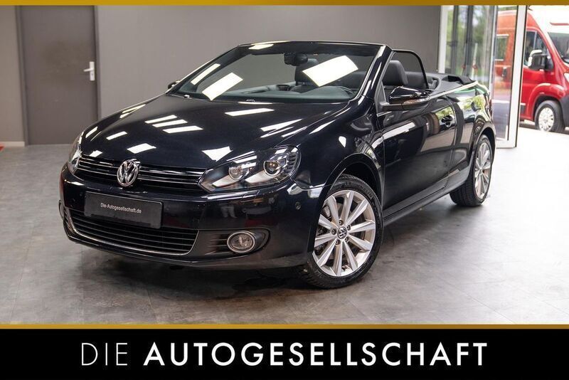 Schwarz Gebraucht 2012 VW Golf Cabriolet Exclusive Cabrio | 15.990 € (Etwas zu teuer) - Bild 1/4