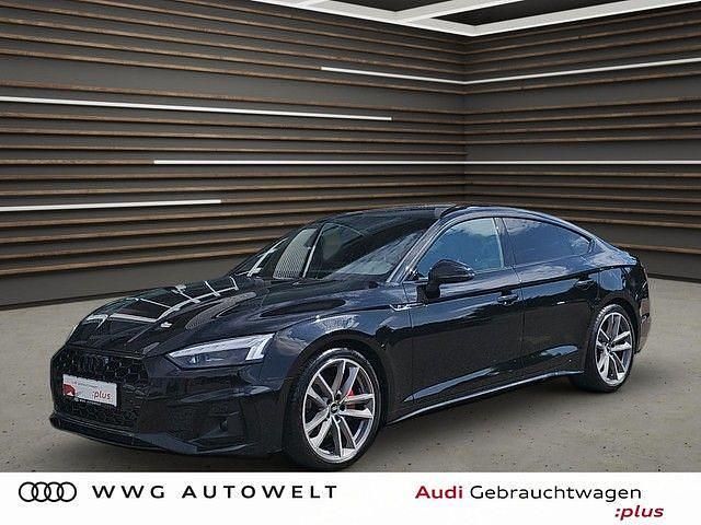 Schwarz Gebraucht 2022 Audi A5 Sportback S-Line Limousine | 39.870 € (Etwas zu teuer) - Bild 1/4