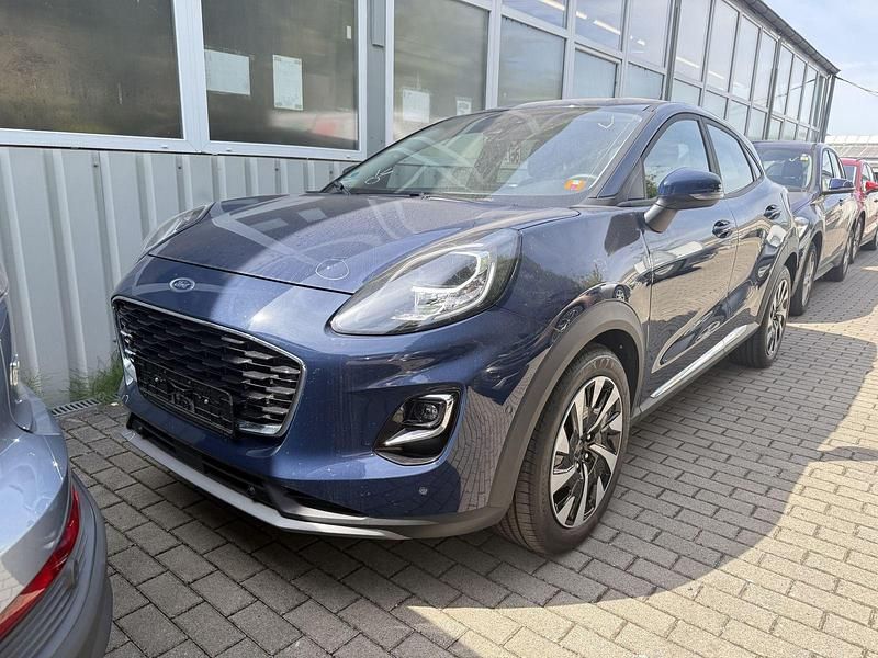 Blau Gebraucht 2024 Ford Puma Titanium SUV | 19.469 € (Superpreis) - Bild 1/3