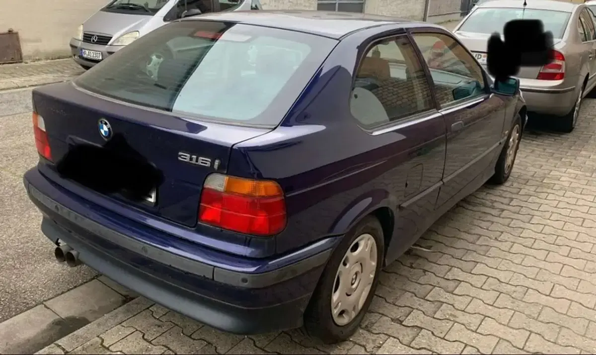 Gebraucht BMW 316 102 PS (75 kW) 1997 Blau Limousine