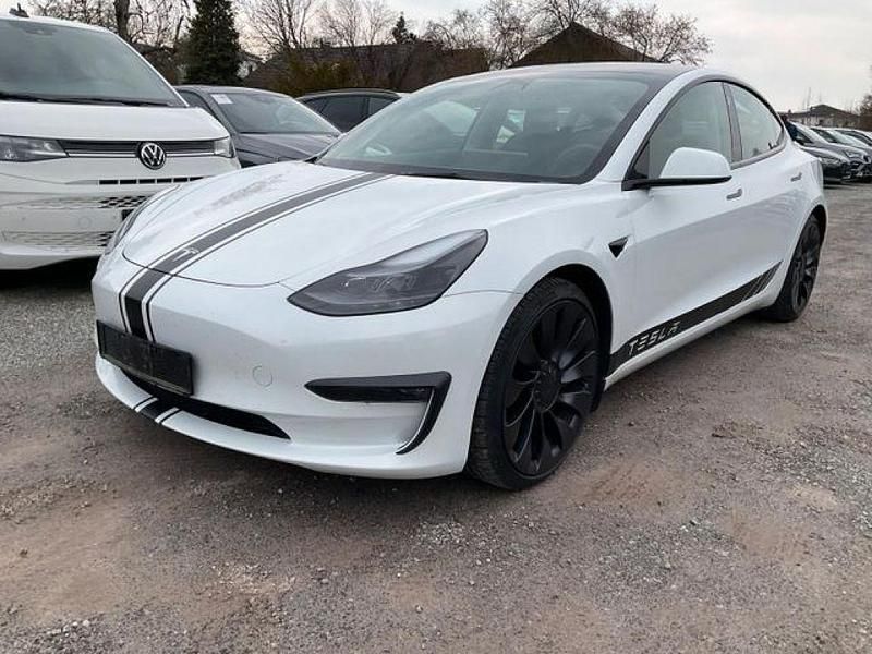 Gebraucht Tesla Model 3 Performance 377 kW (513 PS) 2021 Pearl white multicoat Limousine