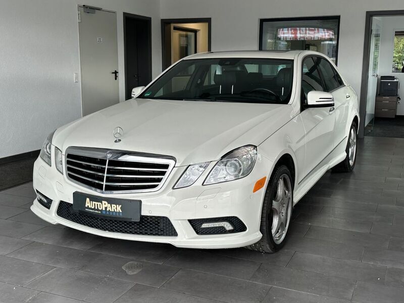 Gebraucht Mercedes E500 AMG 387 PS (284 kW) 2010 Calcitweiss  unilack Limousine