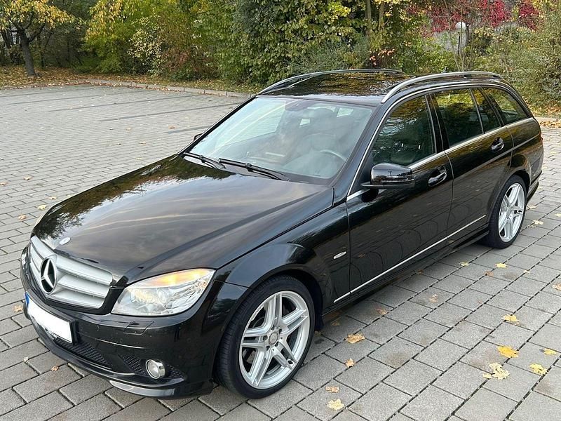 Schwarz Gebraucht 2008 Mercedes C350 Sport Kombi | 4.950 € (Superpreis) - Bild 1/4