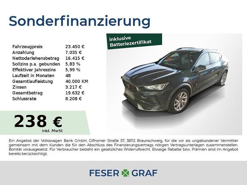 Gebraucht Cupra Formentor 204 PS (150 kW) 2022 Dark camouflage metallic SUV