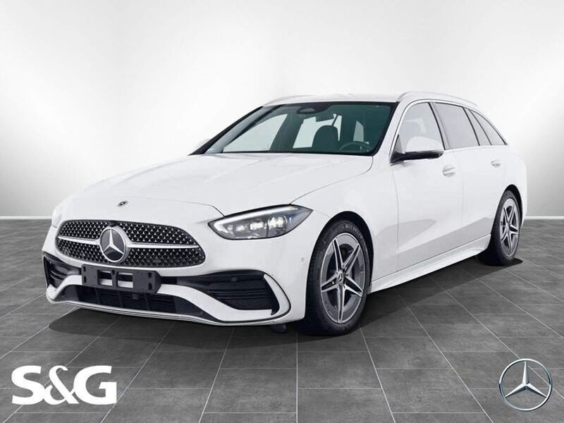 Manufaktur lack manufaktur opali Gebraucht 2023 Mercedes C200 AMG Kombi | 41.977 € (Fairer Preis) - Bild 1/4