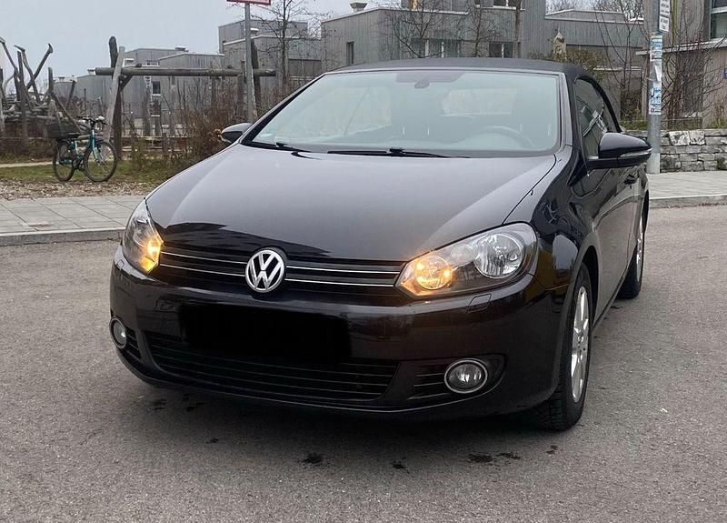 Schwarz Gebraucht 2013 VW Golf Cabriolet Highline Cabrio | 6.700 € (Superpreis) - Bild 1/4