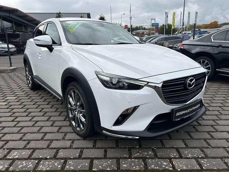 Arctic white Gebraucht 2019 Mazda CX-3 Kangei SUV | 17.888 € (Fairer Preis) - Bild 1/4