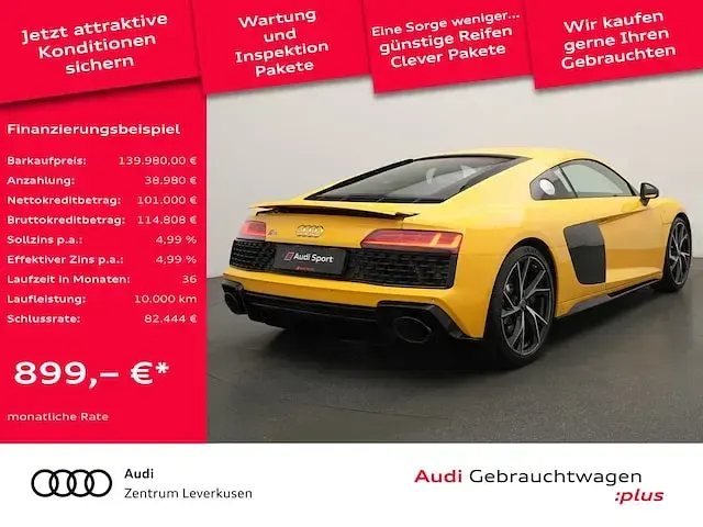 Gebraucht Audi R8 Coupé Performance 570 PS (419 kW) 2023 Gelb Coupé