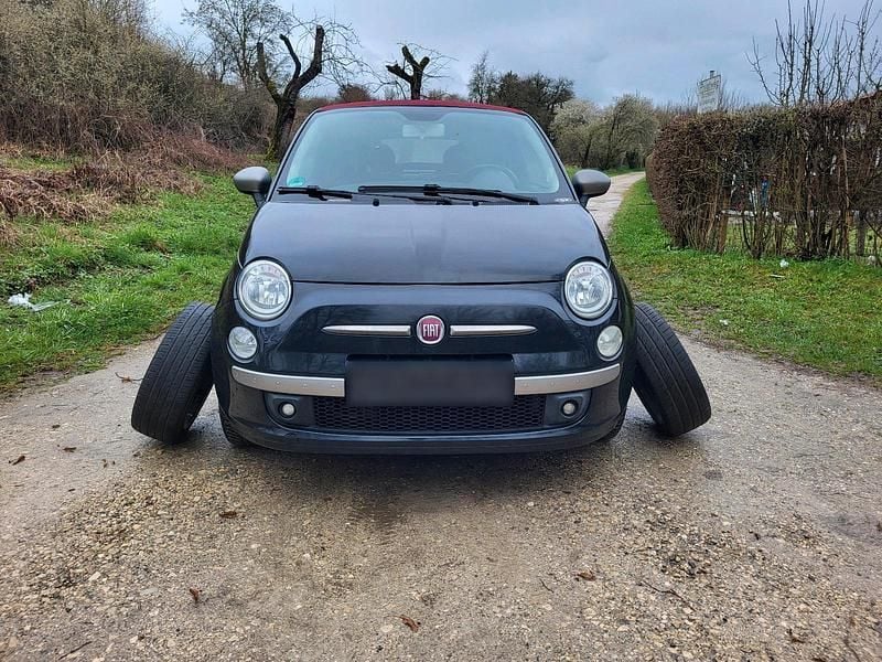 Gebraucht Fiat 500 101 PS (74 kW) 2011 Schwarz Cabrio