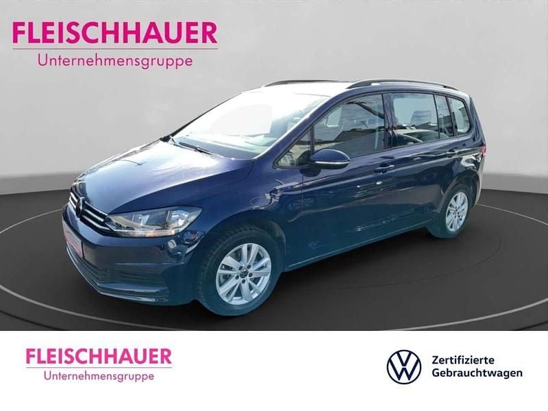 Atlantik blue metallic Gebraucht 2024 VW Touran Van / Kleinbus | 33.980 € (Fairer Preis) - Bild 1/4