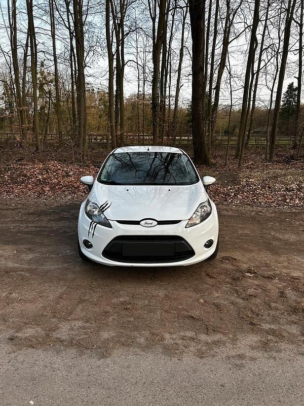 Gebraucht Ford Fiesta Trend 82 PS (60 kW) 2009 Weiß Kleinwagen