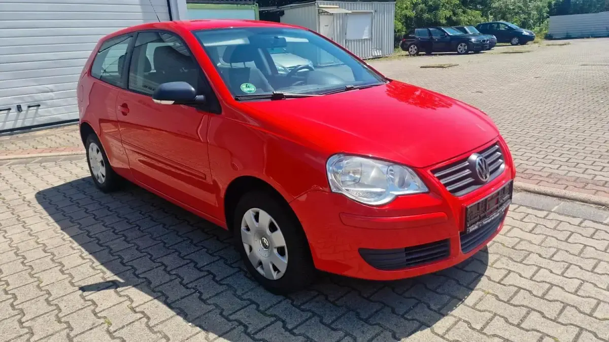 Gebraucht VW Polo Comfortline 80 PS (58 kW) 2007 Rot Kleinwagen