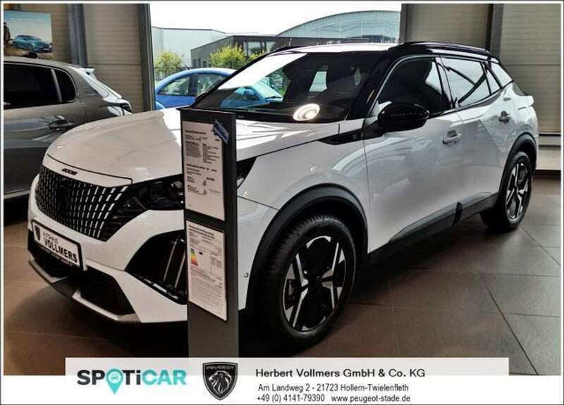 Okenit weiß metallic Gebraucht 2024 Peugeot e-2008 GT SUV | 31.990 € (Fairer Preis) - Bild 1/4